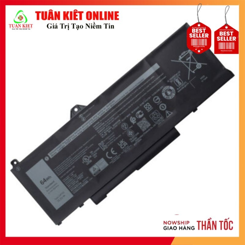 Pin Laptop New GRT01 Dell Latitude 5421 5521 Precision 14 3470 Alienware m17 R5