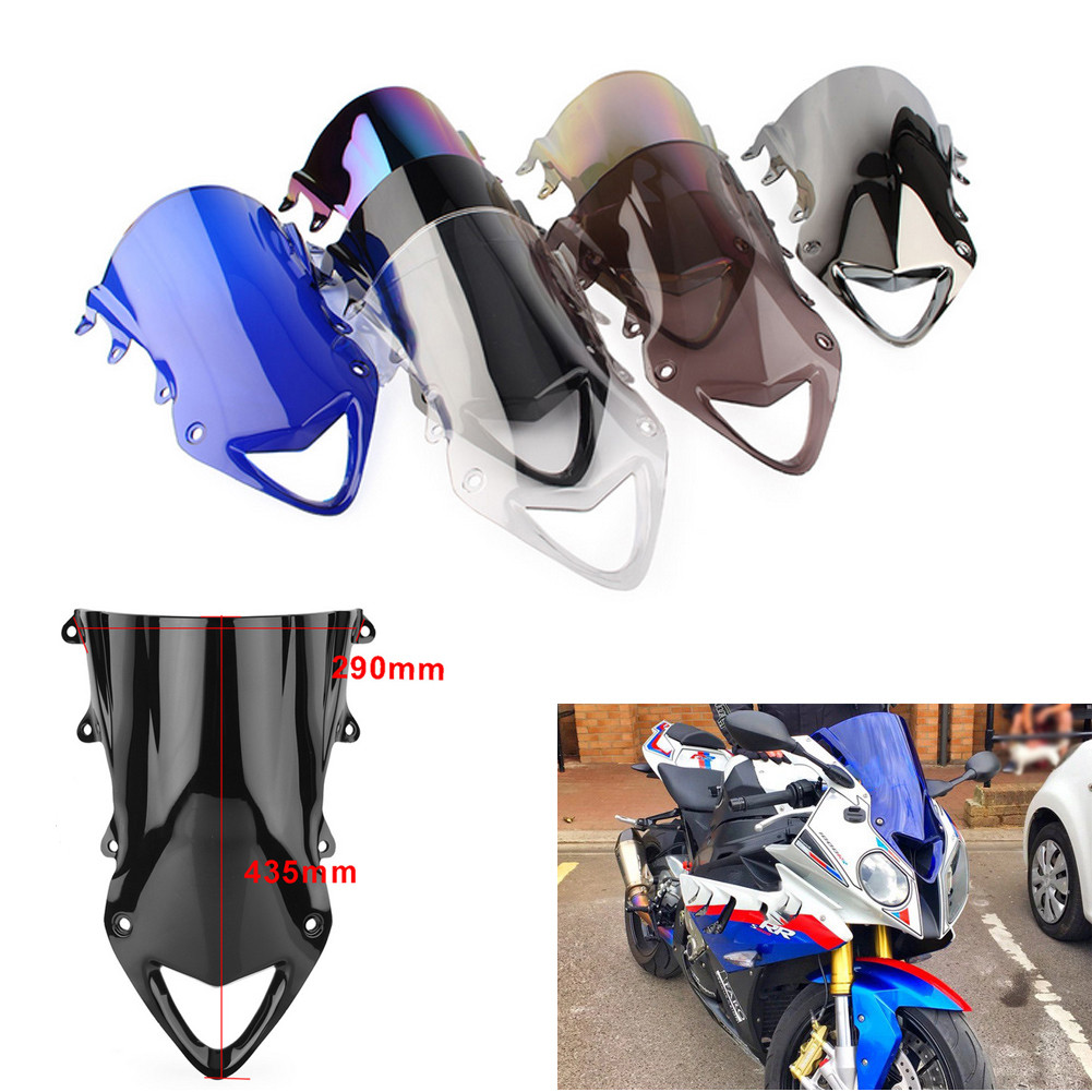 Xe Máy Đôi Bong Bóng Kính Chắn Gió Bảo Vệ Màn Hình Gió Cho Xe BMW S1000RR S1000 RR S 1000 RR 2009-20