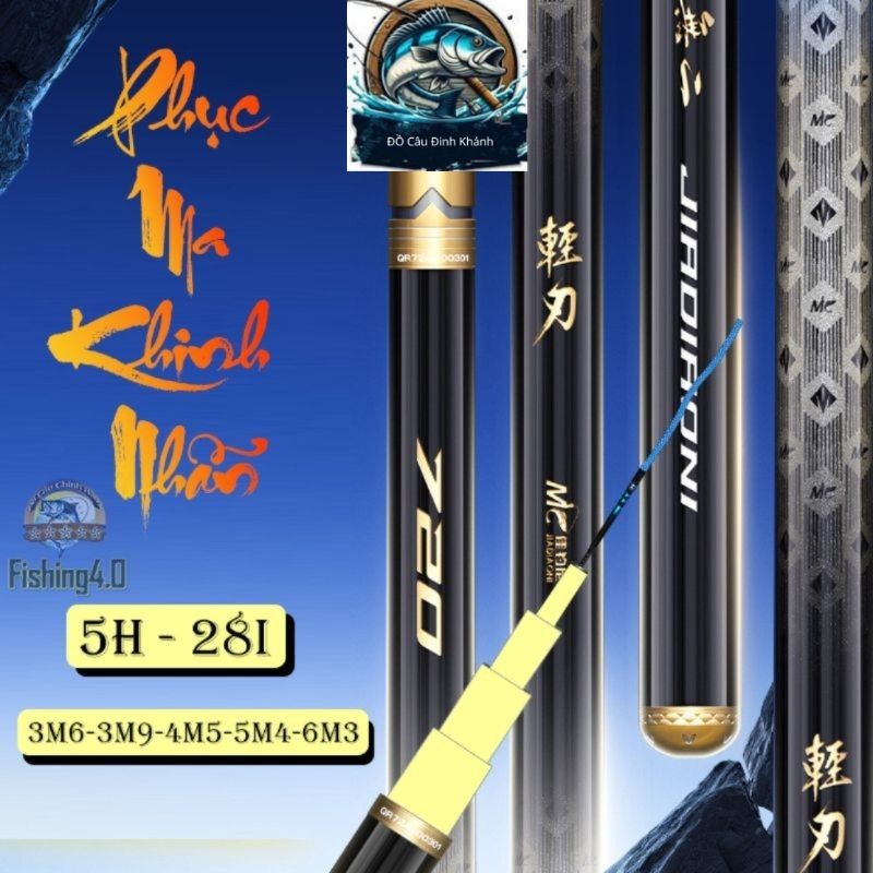 Cần câu tay Mc Phục Ma Khinh Nhẫn 5H-28i đủ size chất lượng tốt
