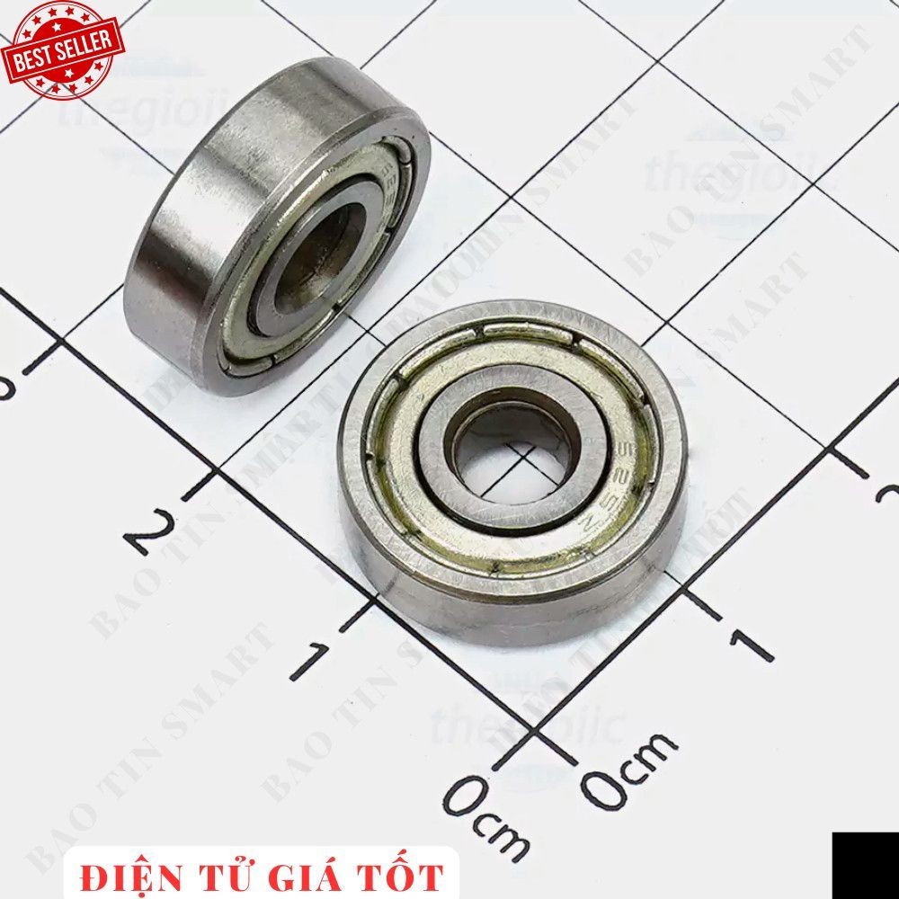 [10 Cái]- 625ZZ Bạc Đạn Vòng Bi Trong 5mm Ngoài 16mm Dày 5mm Điện Tử Giá Tốt 886