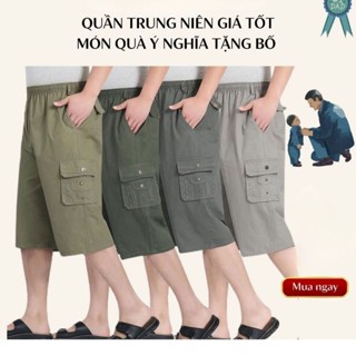  COMBO Quần Kaki Lửng Túi Hộp mặc nhà cho bố Camavinga 