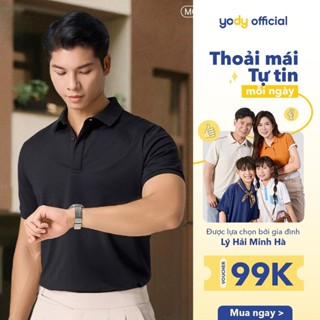 Áo Polo Nam Nẹp Che Cúc Yody MCPO25S041