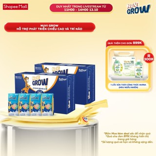 Combo 2 Thùng 48 hộp SBPS Nuvi Grow 1+ hỗ trợ phát triển chiều cao, trí não 110ml