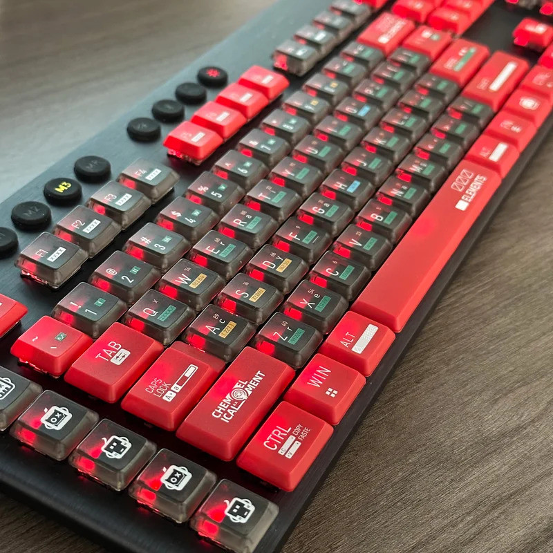 Nâng cấp Dazzling G915 Keycaps hai màu, Keycaps PBT DIY cho Logitech G813 / G815 / G913 / G915 TKL R