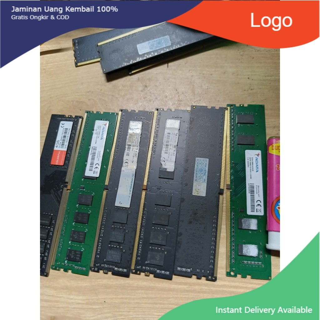 RAM Desktop DDR4 4GB Bus 2133/2400MHz - Hàng Chính Hãng Bóc Máy (ADATA, G.Skill, Colorful,...)