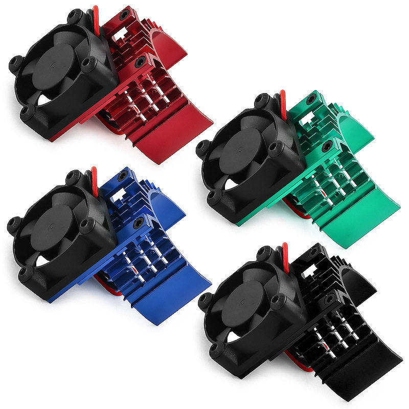 ✅tăng tuổi thọ motor Giảm nhiệt độ bền bền Quạt làm mát tản nhiệt cho xe RC Khung nhôm tản nhiệt tốt