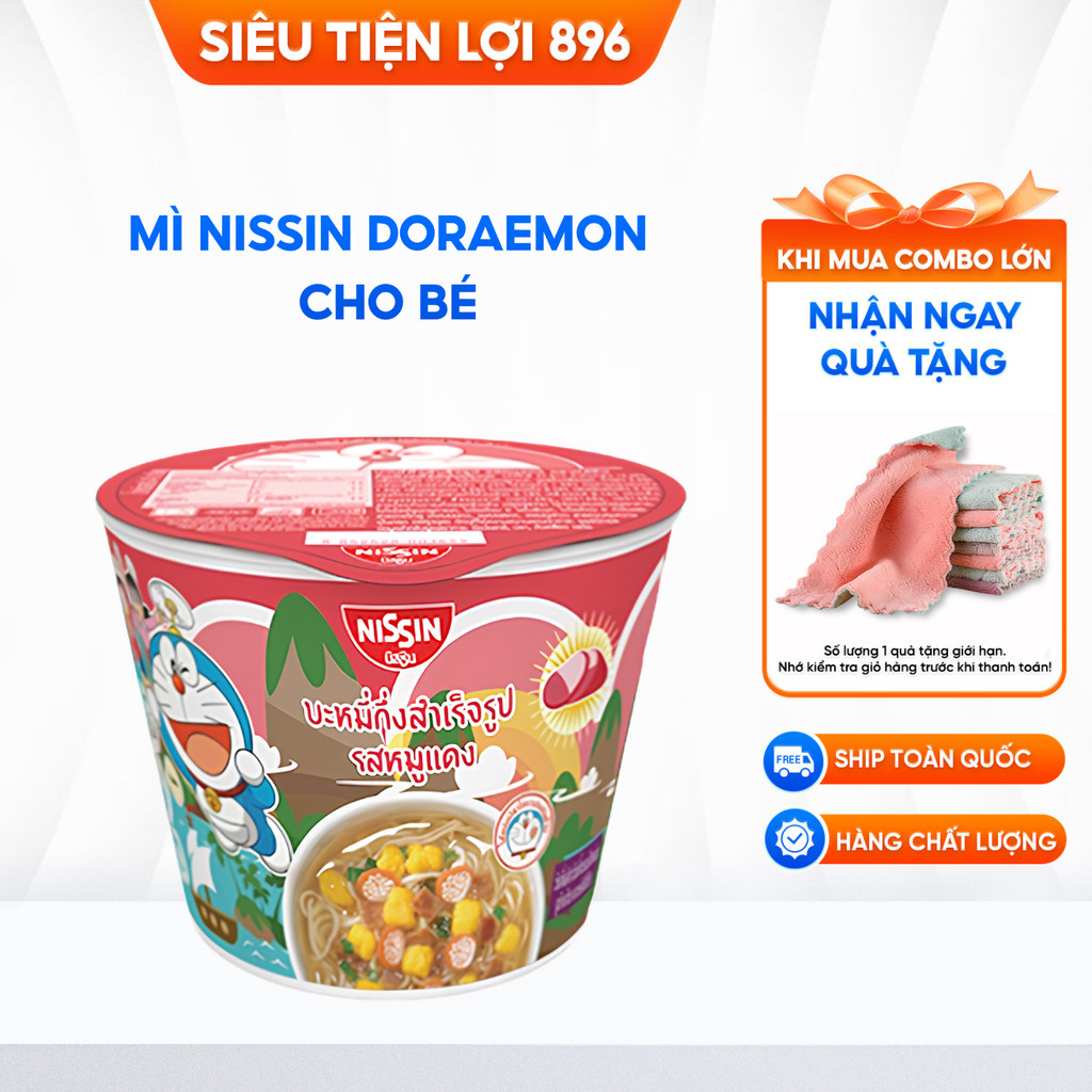 Mì Nissin Doraemon ly 40g
