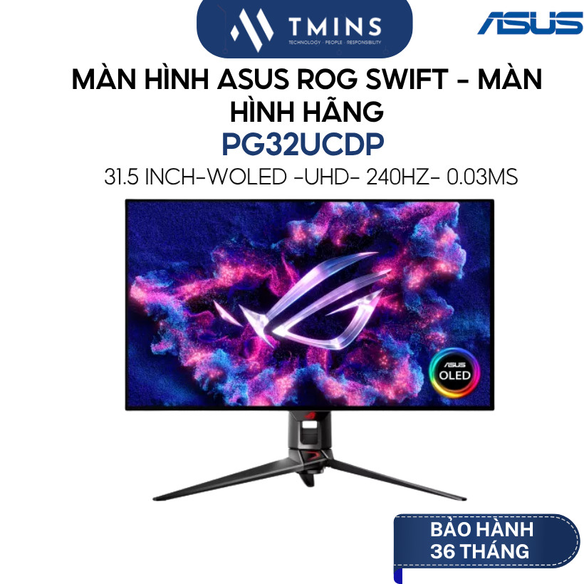 Màn hình ASUS ROG Swift PG32UCDP (31.5 inch/WOLED/UHD/240Hz)-Hàng chính hãng.