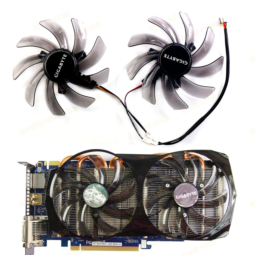 Quạt làm mát Card đồ họa Gigabyte GV-N550 N560 N650 660ti N670 N760 N770 wf2
