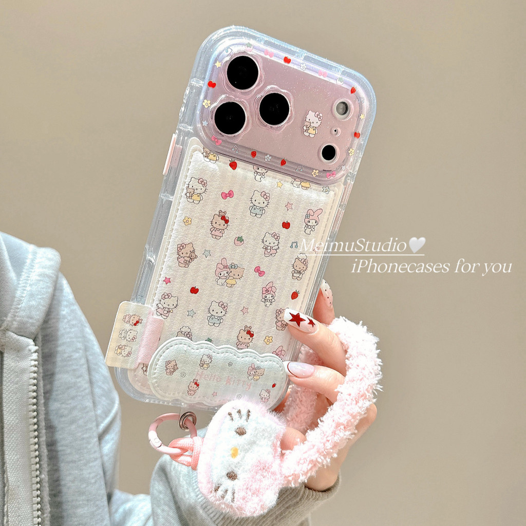 Meimu Phim Hoạt Hình Mèo Dễ Thương Giá Đỡ Gấp Thích Hợp Cho Apple 17promax Vỏ Điện Thoại iphone16 Ph