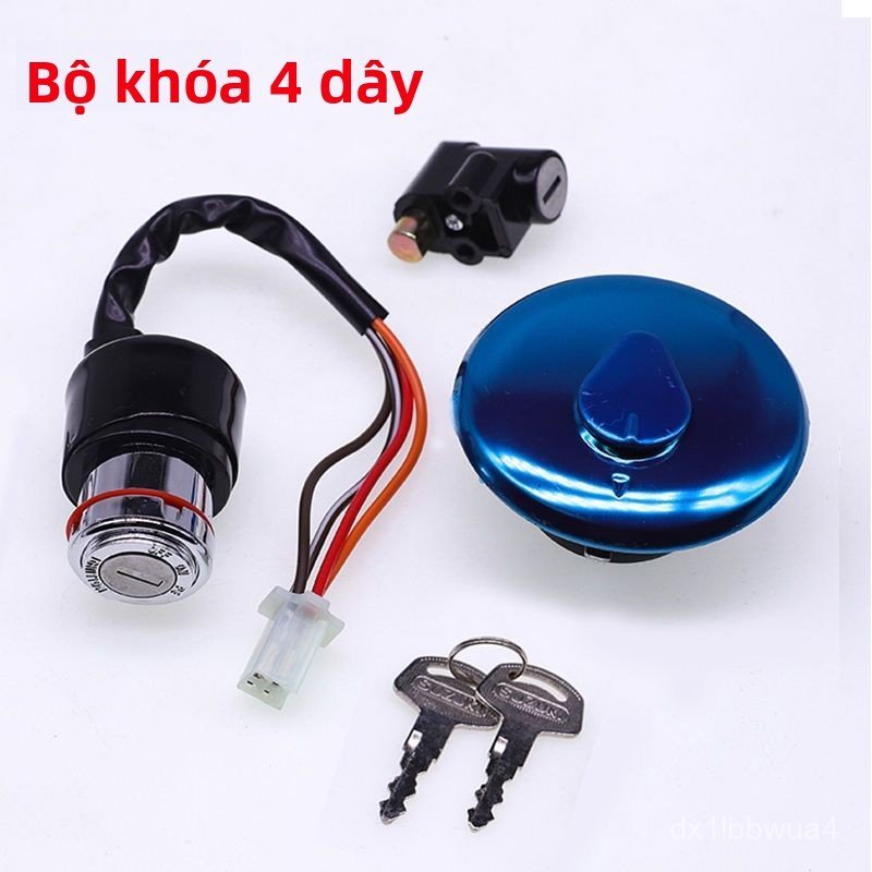 Bộ khóa xe máy Haojue Suzuki GN125 150 khóa điện toàn xe chìa khóa phụ tùng chính hãng bán chạy hot