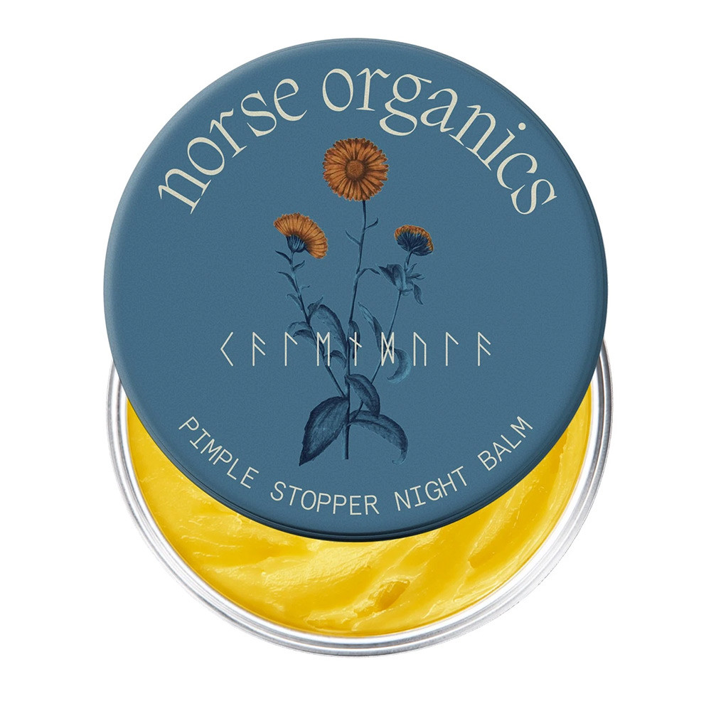 norse organics Calendula Acne Control Night Balm Mild Organic Texture Eliminate Stubborn Spots Balan