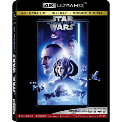 [Tiếng Anh] Blu-ray HD Movie 4K UHD 1080Ps Star Wars: Tập I - Phantom Menace