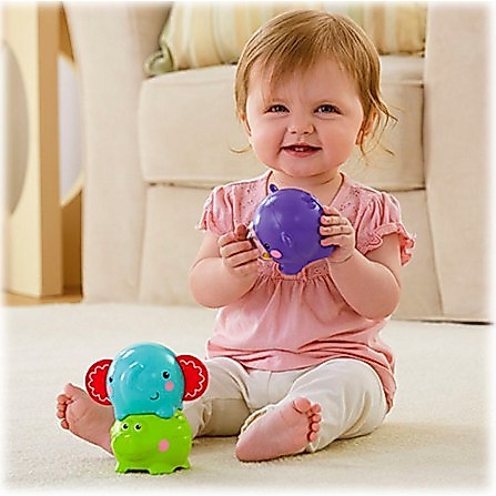 Fisher Price chính hãng Đồ chơi thú xinh xếp chồng