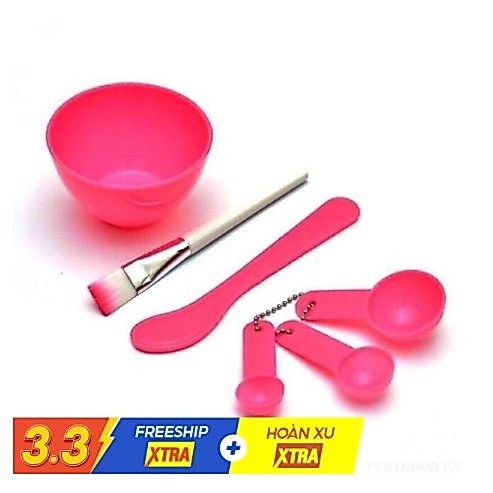 Bộ bát trộn mặt nạ 6 chi tiết