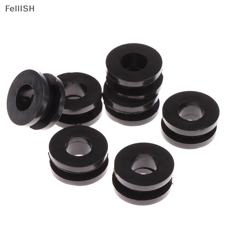 [Felli] 10 Chiếc Vỏ Bên Xe Máy Cao Su Grommets Gioăng Fairings Cho CBR GSXR ZX YZF 436br
