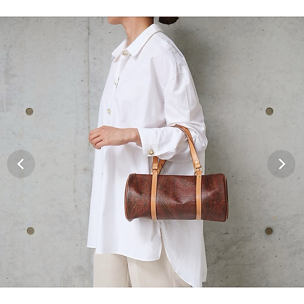 Túi trống Etro Milano hoạ tiết