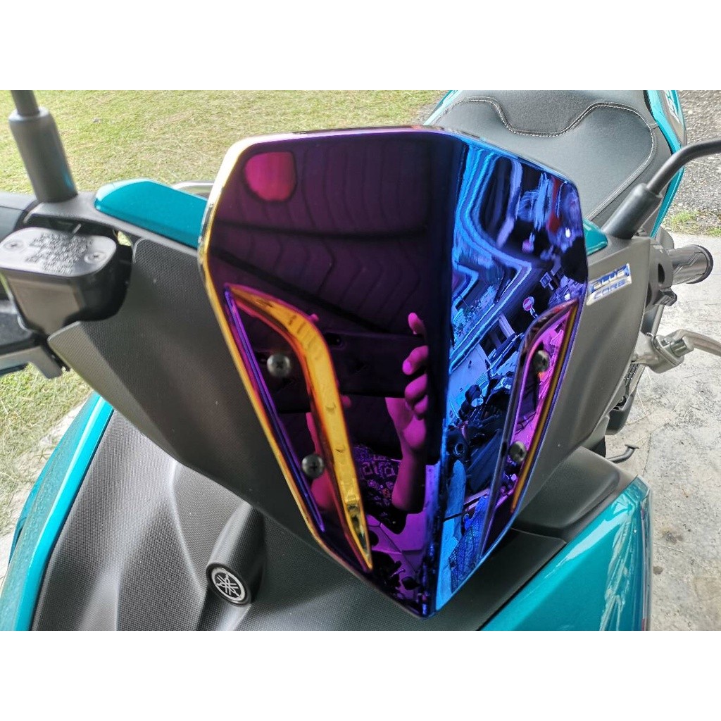 Tấm che kính chắn gió Yamaha Aerox Sợi Carbon / Kính chắn gió nhựa cho AEROX 155 V1 V2 V3 / VISOR NV