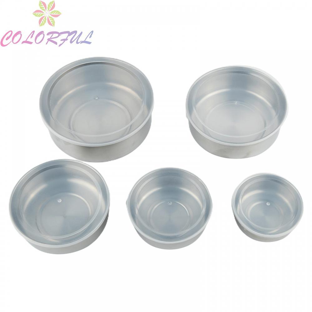 Stainless Steel Mixing Bowls with Clear Plastic Lids Perfect for Meal Prep