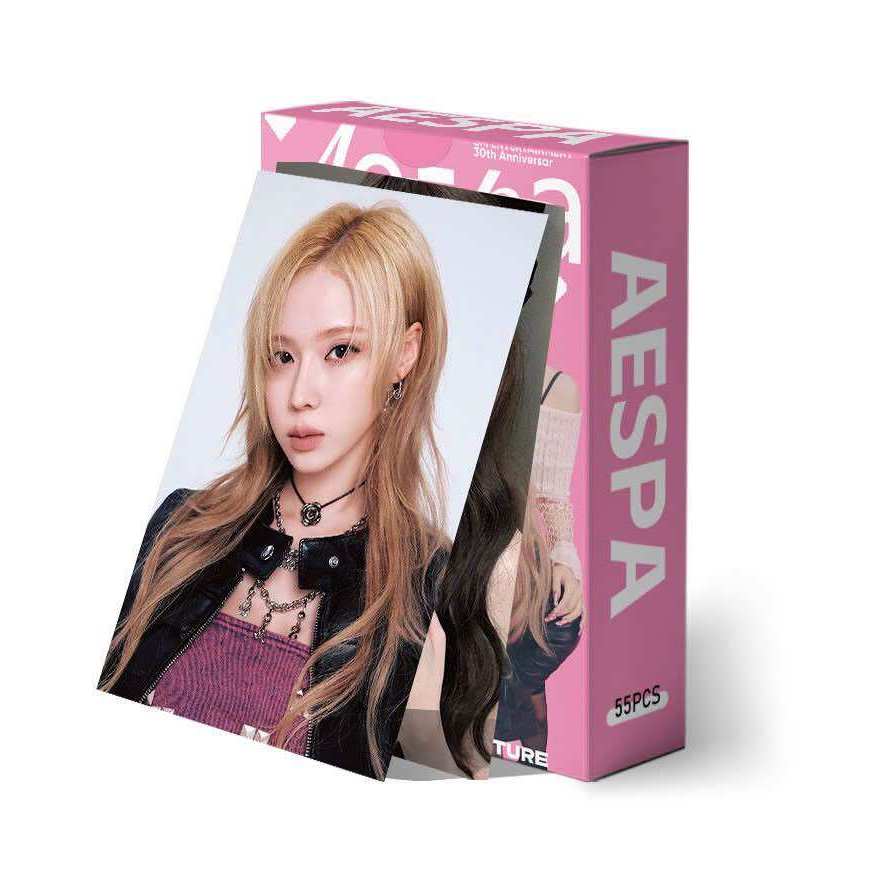 Set 55 lomo card AESPA dễ thương 2026