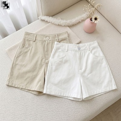 Quần short nữ Twentyfive kaki ngắn, có cúc cài và 2 túi trước năng động trẻ trung 6845