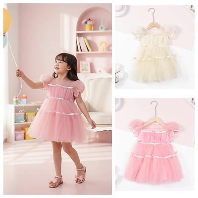 Váy xinh yêu công chúa bé gái LITIBABY size khoảng 2 đến 8 tuổi PH1115