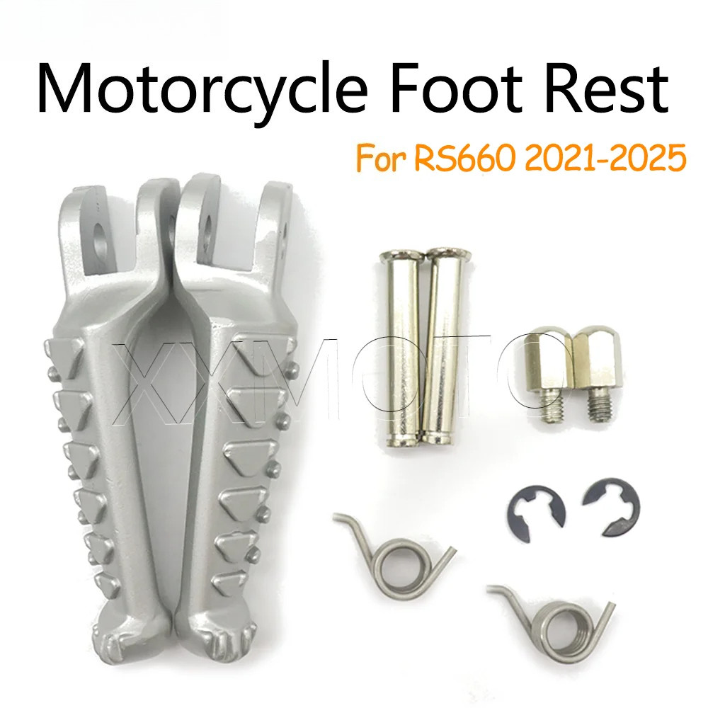 Dành Cho Aprilia RS660 RS 660 2021 2022 2023 2024 2025 Xe Máy Chỗ Để Chân Nhôm Chân Bàn Đạp RS660 Ch
