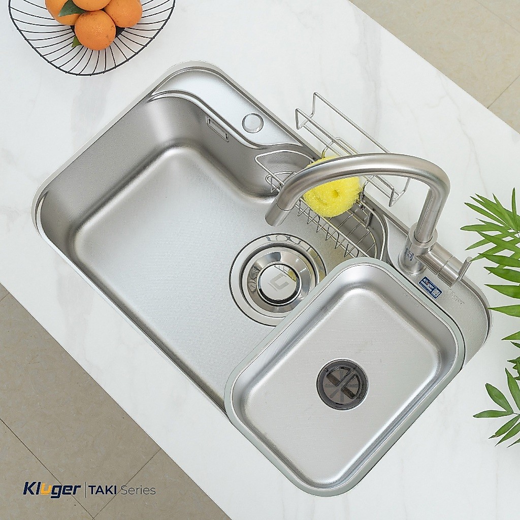 Chậu rửa bát Kluger KT7848FS Plus phong cách Nhật