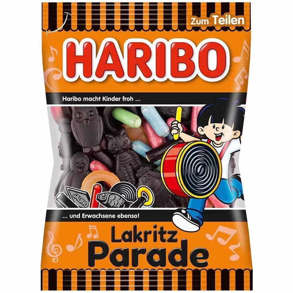 Haribo Haribo Gummy Bears qq Marshmallows Đồ ăn nhẹ trẻ em Đồ ăn nhẹ nhập khẩu Đức 100% L250908