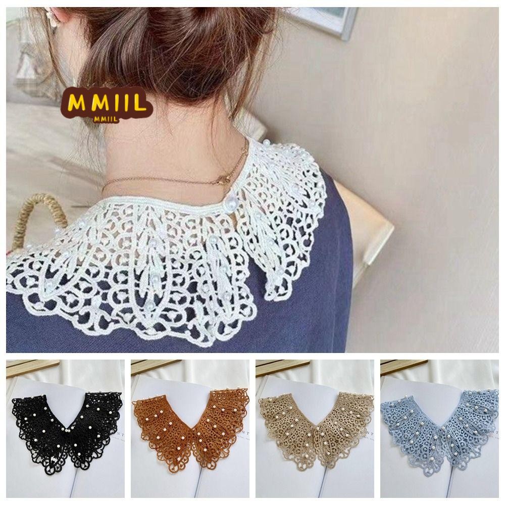 HIFUN Ren Cổ Giả, Trang Trí Áo Sơ Mi & Đầm, Phụ Kiện Tháo Rời Cho Quần Áo