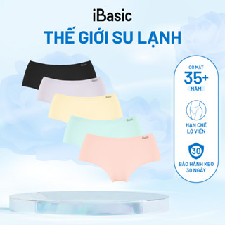 [BILL 519K NHẬN x2 QUÀ] Combo 5 quần lót nữ su lưng cao không đường may không lộ viền iBasic V189