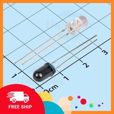 [10 Cái]- Cặp LED 5mm Thu Phát Hồng Ngoại 940nm