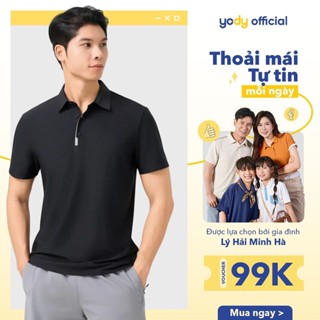Áo Polo Nam Yody Airycool Ép Seam Lá Cổ Laser chạm là mát, mềm mại năng động co giãn MAPO25S026