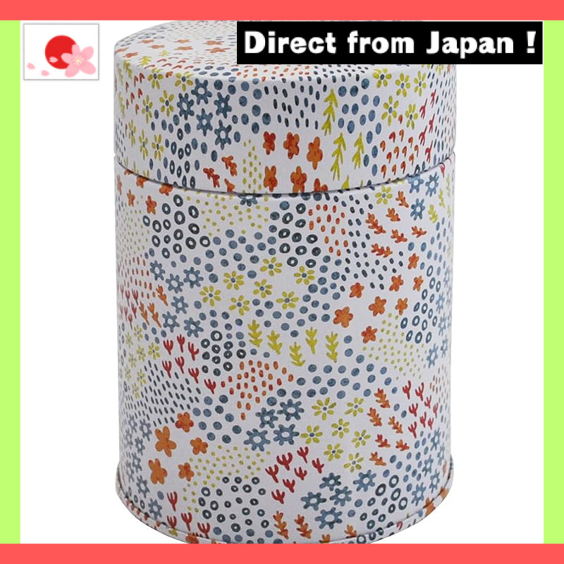 【Japan Original】 Ishida Japanese Tea Canister “Metza” –  Airtight Steel Tin with Inner Lid, Modern D