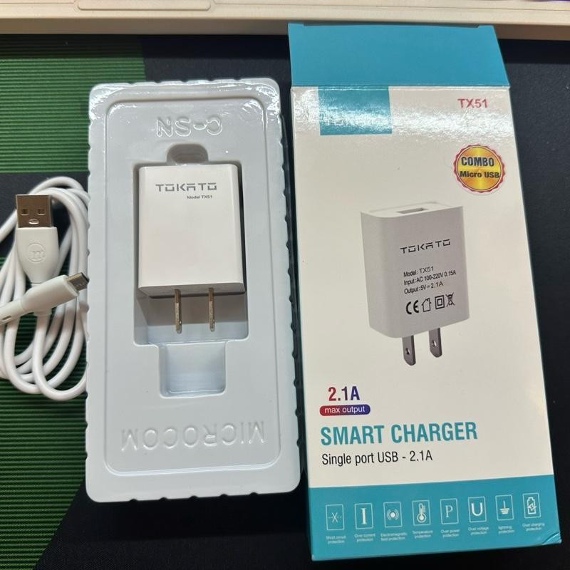 Combo BỘ SẠC MICROCOM TX51, Bộ SẠC Micro cổng USB– SẠC CỰC NHANH