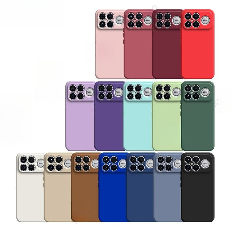 Ốp Điện Thoại Silicon Lỏng Sang Trọng Cho Redmi K80Ultra K80Pro K90ProMax K80 K90 Ốp Silicon TPU Mềm