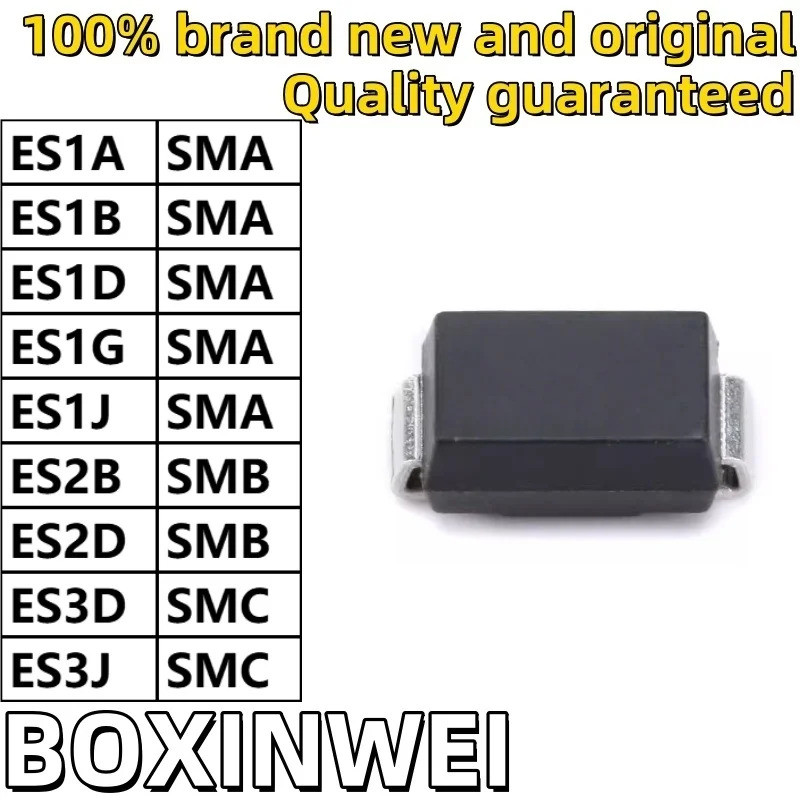 10 CÁI ES1A SMA ES1B SMA ES1D SMA ES1G SMA ES1J SMA ES2B SMB ES2D SMB ES3D SMC ES3J SMC sop chip ic 
