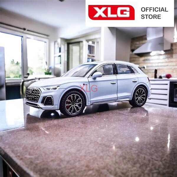 Mô hình xe ô tô Audi Q5 1:24 XLG bằng hợp kim có đèn âm thanh - Rubik Ocean
