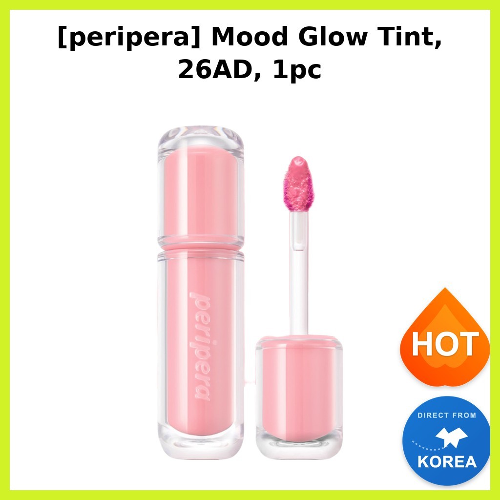 [peripera] Mood Glow Tint, 26AD, 1 cái / Son Tint Hàn Quốc / Màu lâu trôi / Chính hãng 100% của HotK