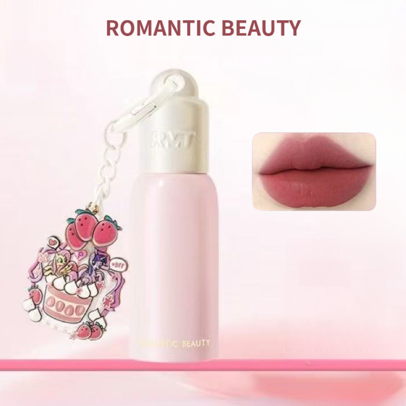 ROMANTIC BEAUTY Son bóng hiệu ứng làm mờ kết thúc lì mịn chống bám lên cốc bền lâu