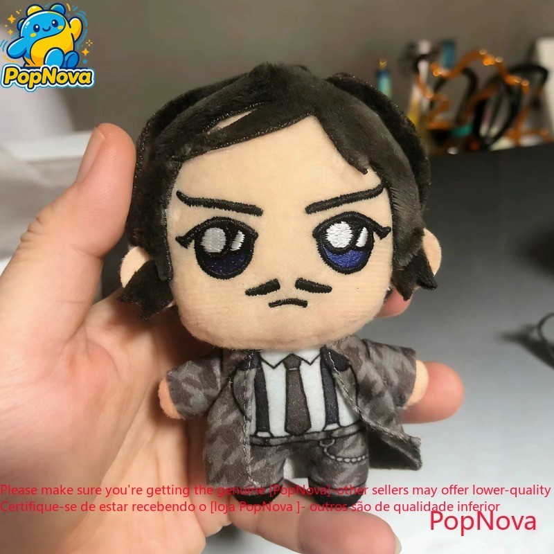 10cm ‌Móc khóa sang trọng Thám tử Conan Mini Koumei‌ Mặt dây chuyền đồ chơi nhồi bông Morofushi Taka