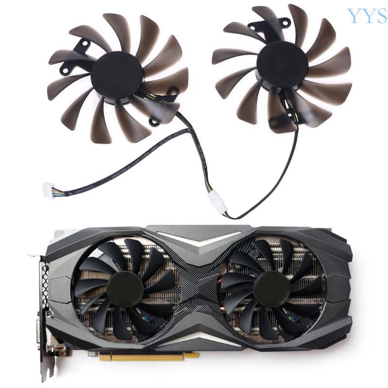 YYS 4Pin AMP Card Đồ Họa Quạt Làm Mát Cho ZOTAC GTX 1070 1080 1070Ti 1080Ti AMP