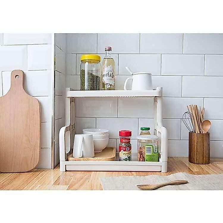 Kệ gia vị 2 tầng 5566 nhựa