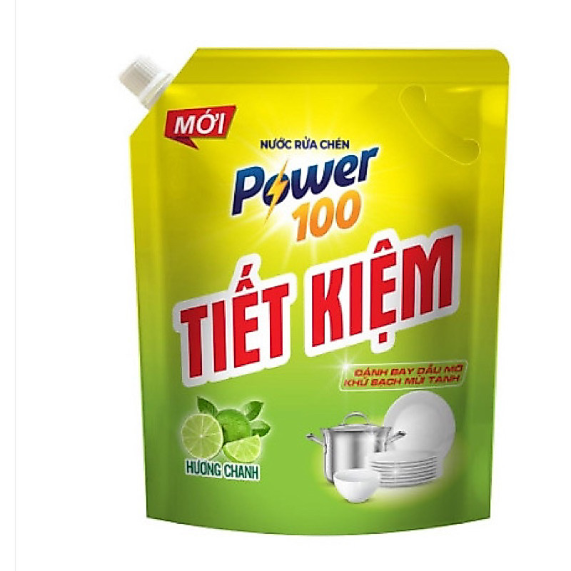 NƯỚC RỬA CHÉN POWER100 TÚI 3,5KG