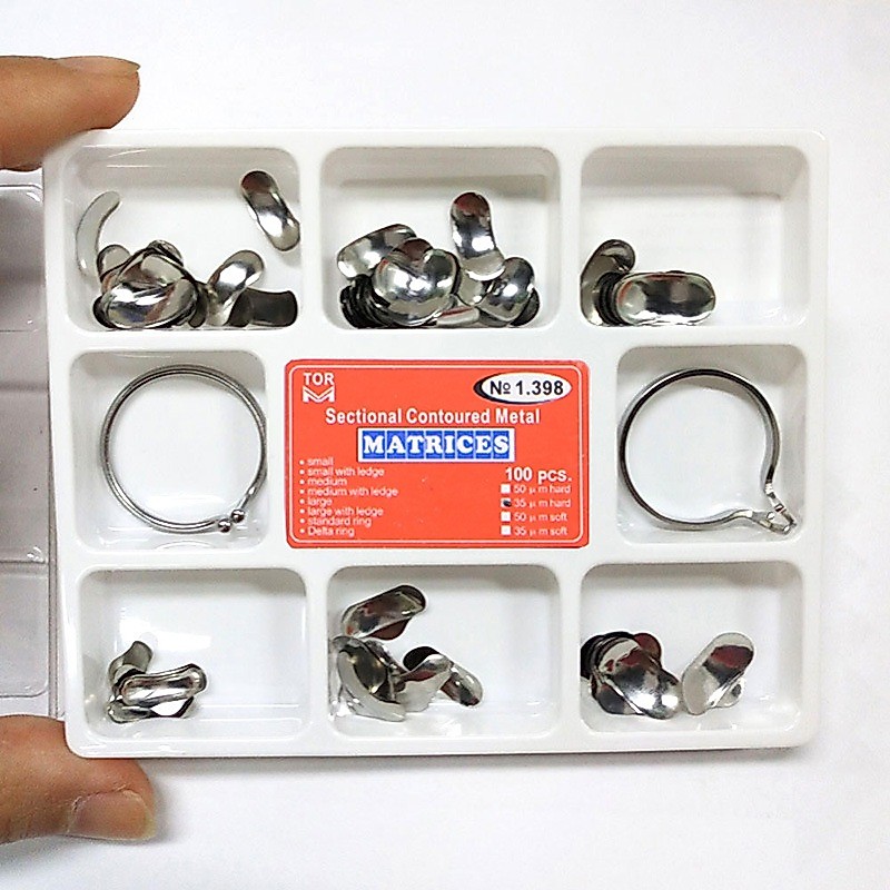 Bộ matrix nha khoa,bộ 36 lá matrix hàn răng nha khoa