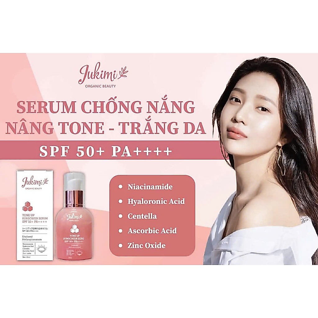 Chống nắng JUKIMI SPF 50+++ PA 30ml Nhật