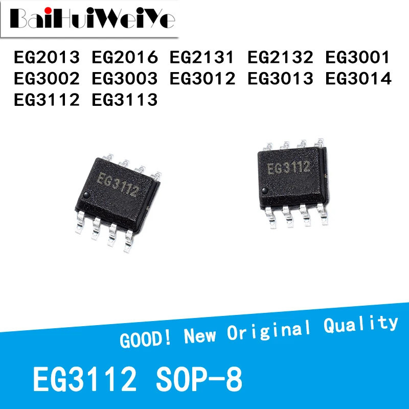 5 CHIẾC EG2013 EG2016 EG2131 EG2132 EG3001 EG3002 EG3003 EG3012 EG3014 EG3112 EG3113 SOP-8 Chipset T