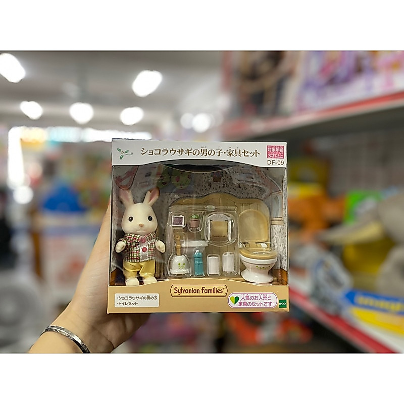 Đồ chơi DF-09 Rabbit Furniture Set toilet Sylvanian Families