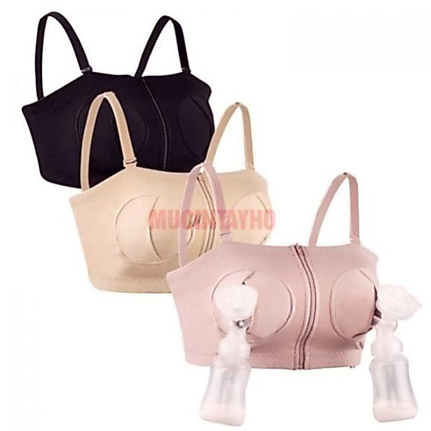 Áo hút sữa rảnh tay Việt Nam (có dây AL001-KEM BIKINI