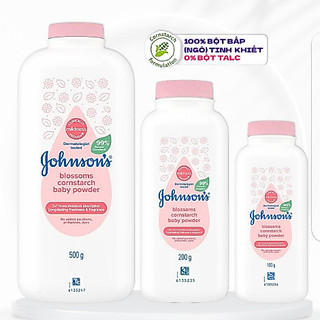 [Mẫu mới] Phấn thơm phấn rôm em bé Johnson's Baby 100g - 200g - 500g